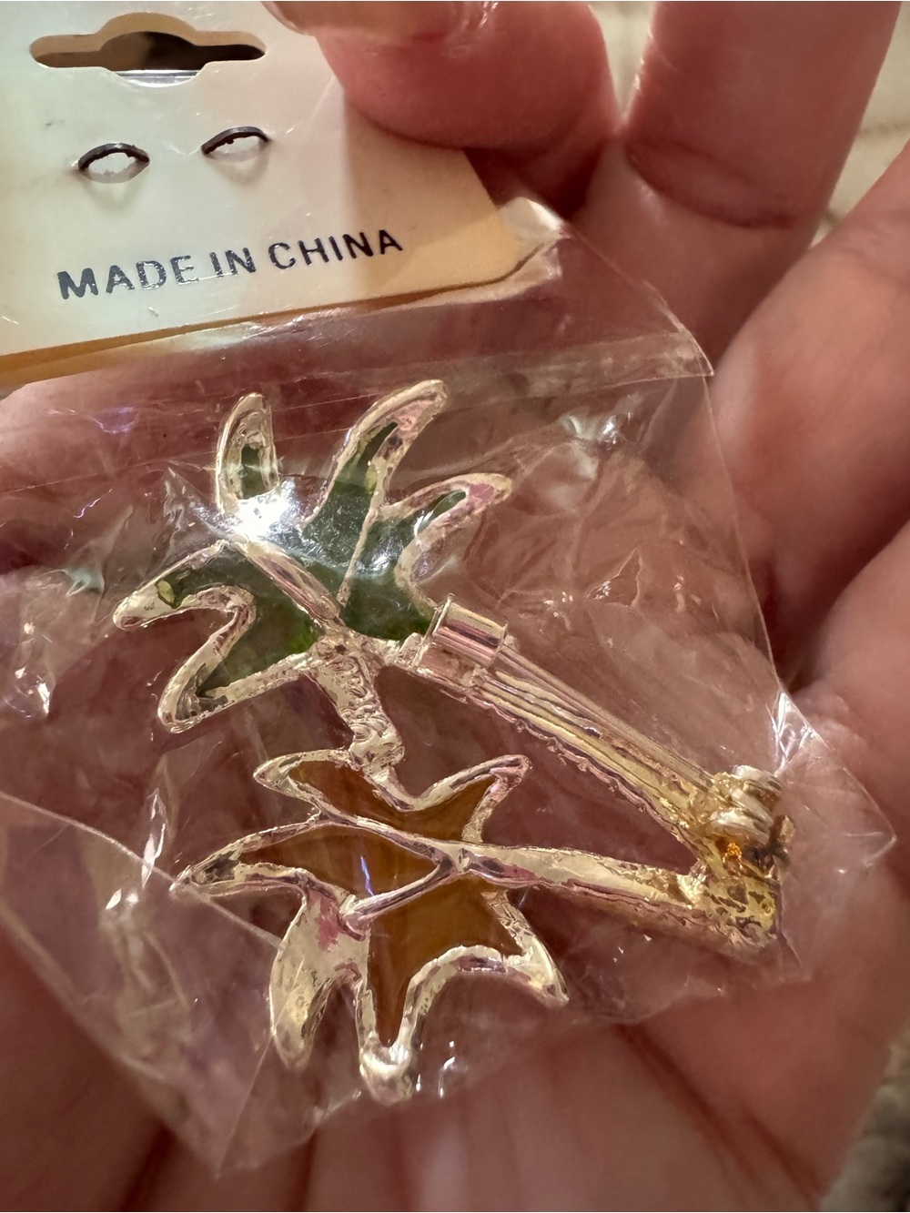 Palm Tree Enamel Pin Set - brooch Palm Trees - Picture 2 of 4